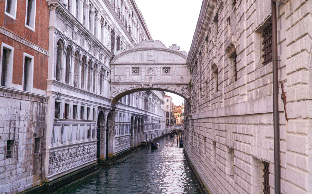 The beautiful and historic Bridge of Sighs in Venice, Italy - Kraska Fox