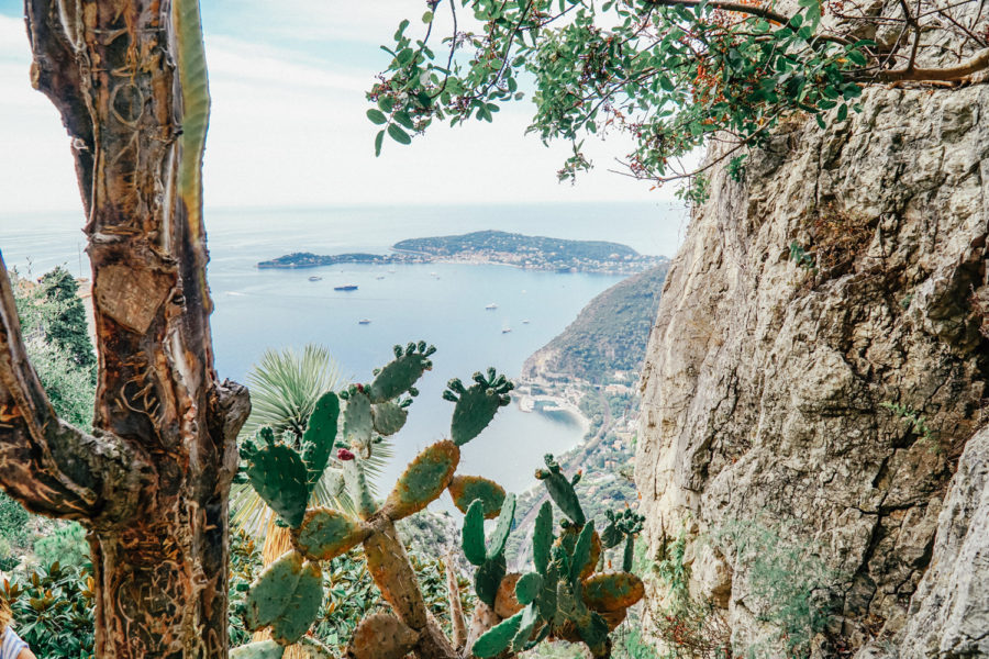 Lookout from the Mediterranean garden from Eze Village.