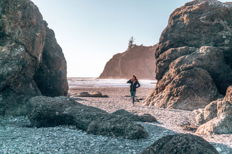 Between the Seas Stack Washington State National Park